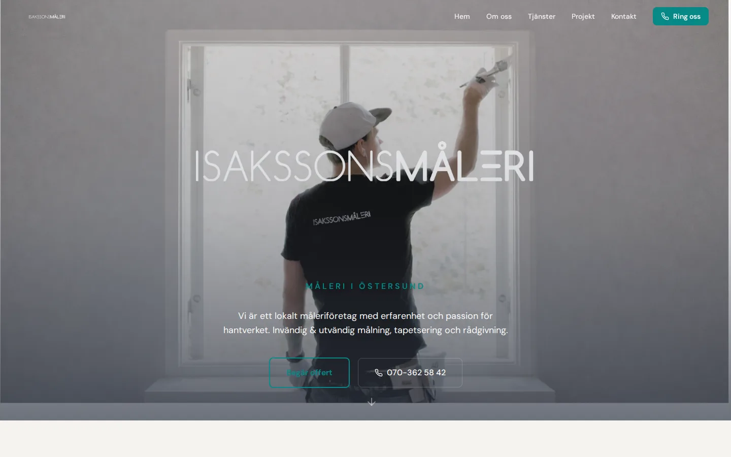 Isakssonmåleri hemsida