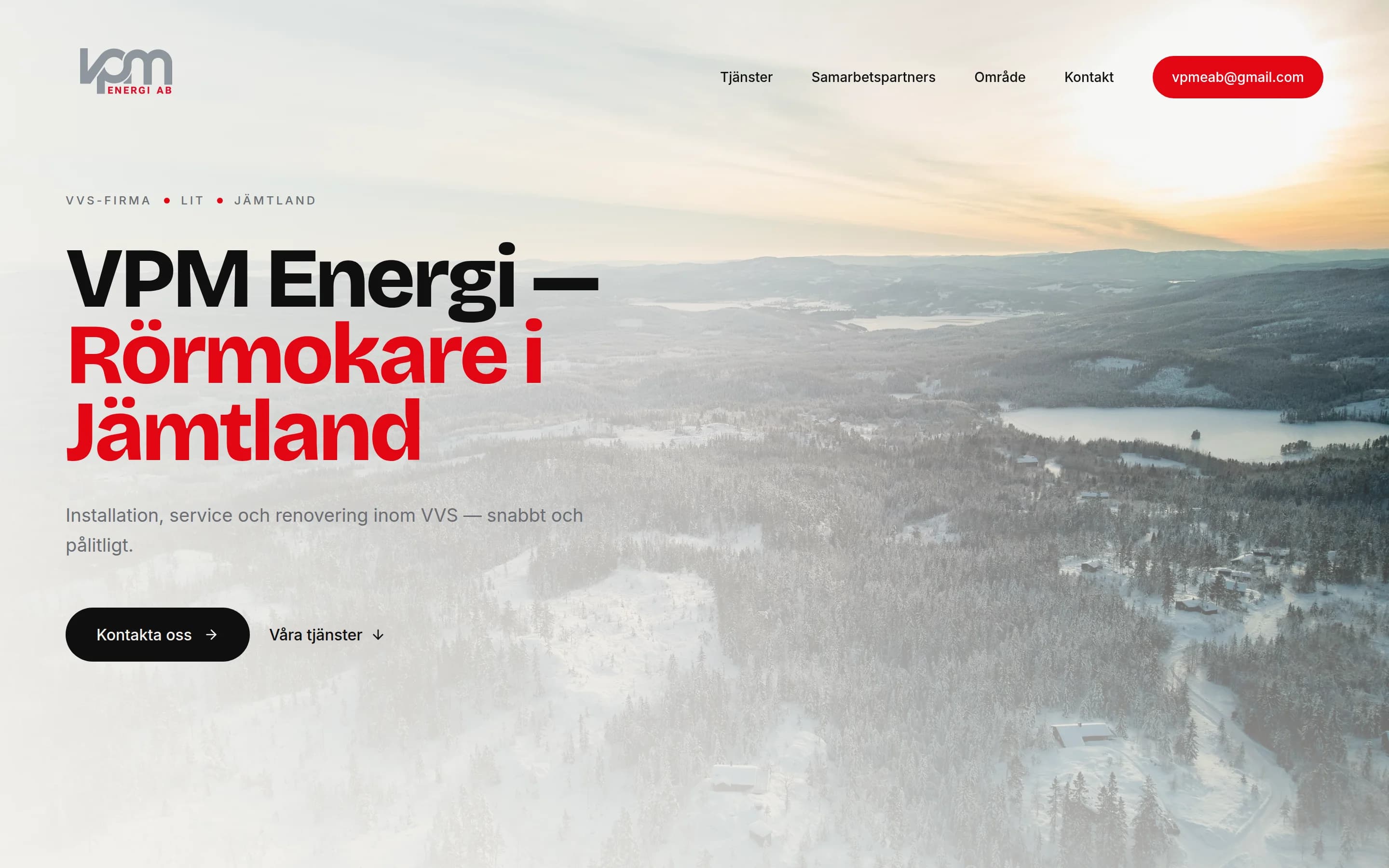 VPM Energi hemsida